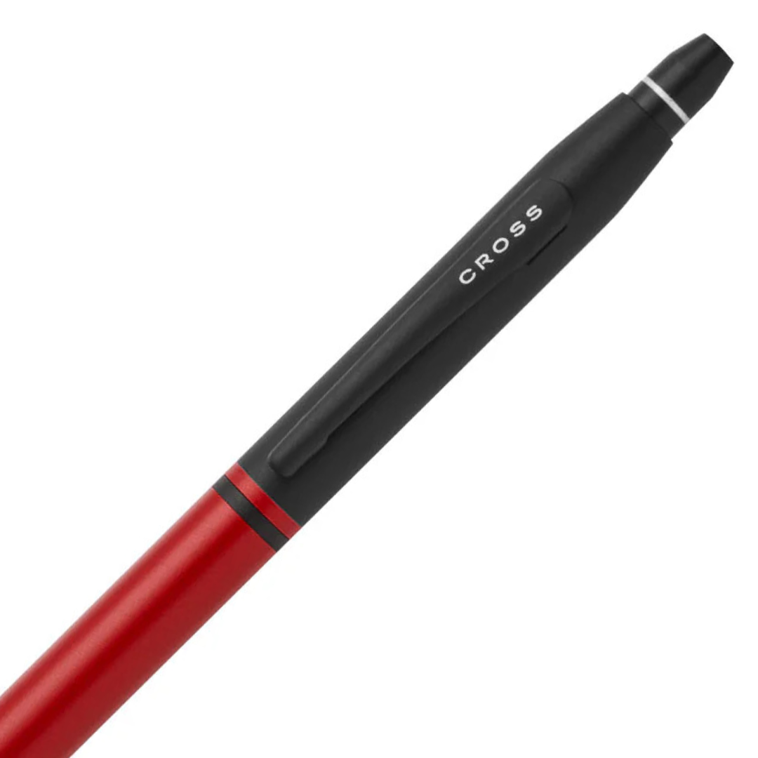 Cross Click Tuxedo Satin Metallic Red Ballpoint Pen