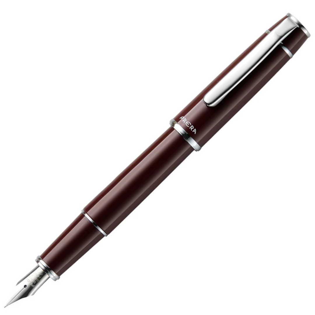 Pilot Prera Red Brown Fountain Pen