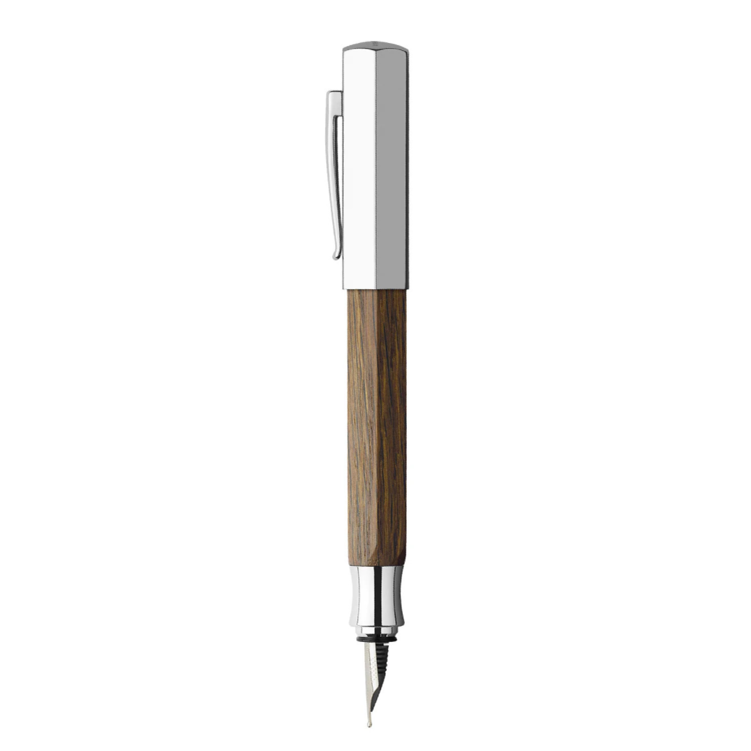 Faber Castell Ondoro Fountain Pen Smoked Oak CT