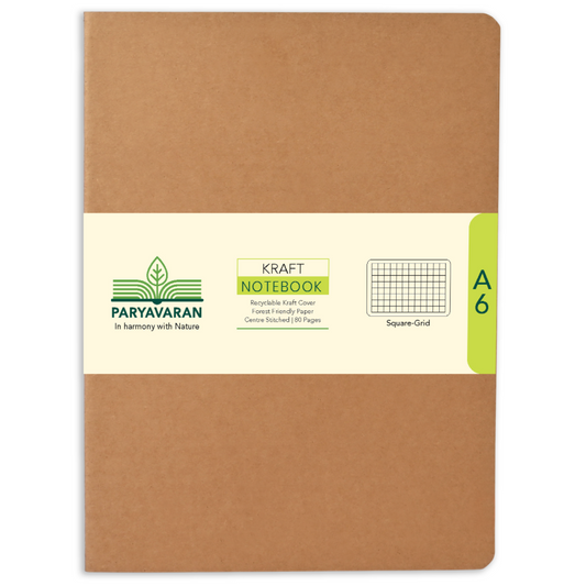 Scholar Square Grid Notebook A6
