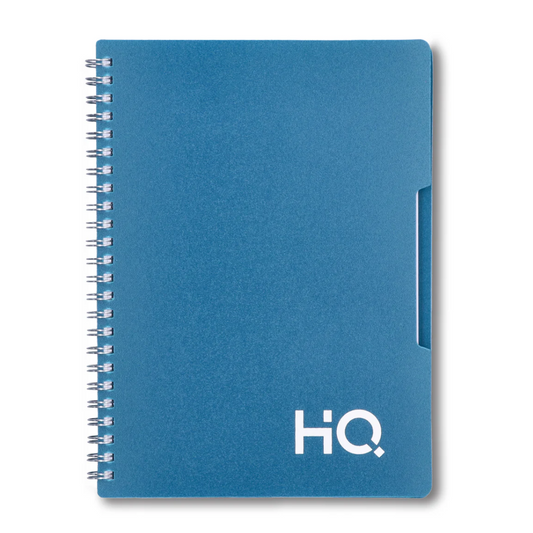 Youva HQ Spiral Notebook A5 160 Pages - Blue