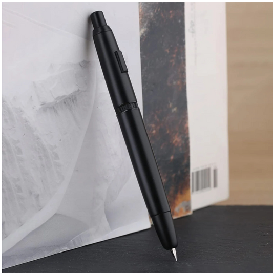 Moonman Majohn A1 Press Capless Fountain Pen Matt Black