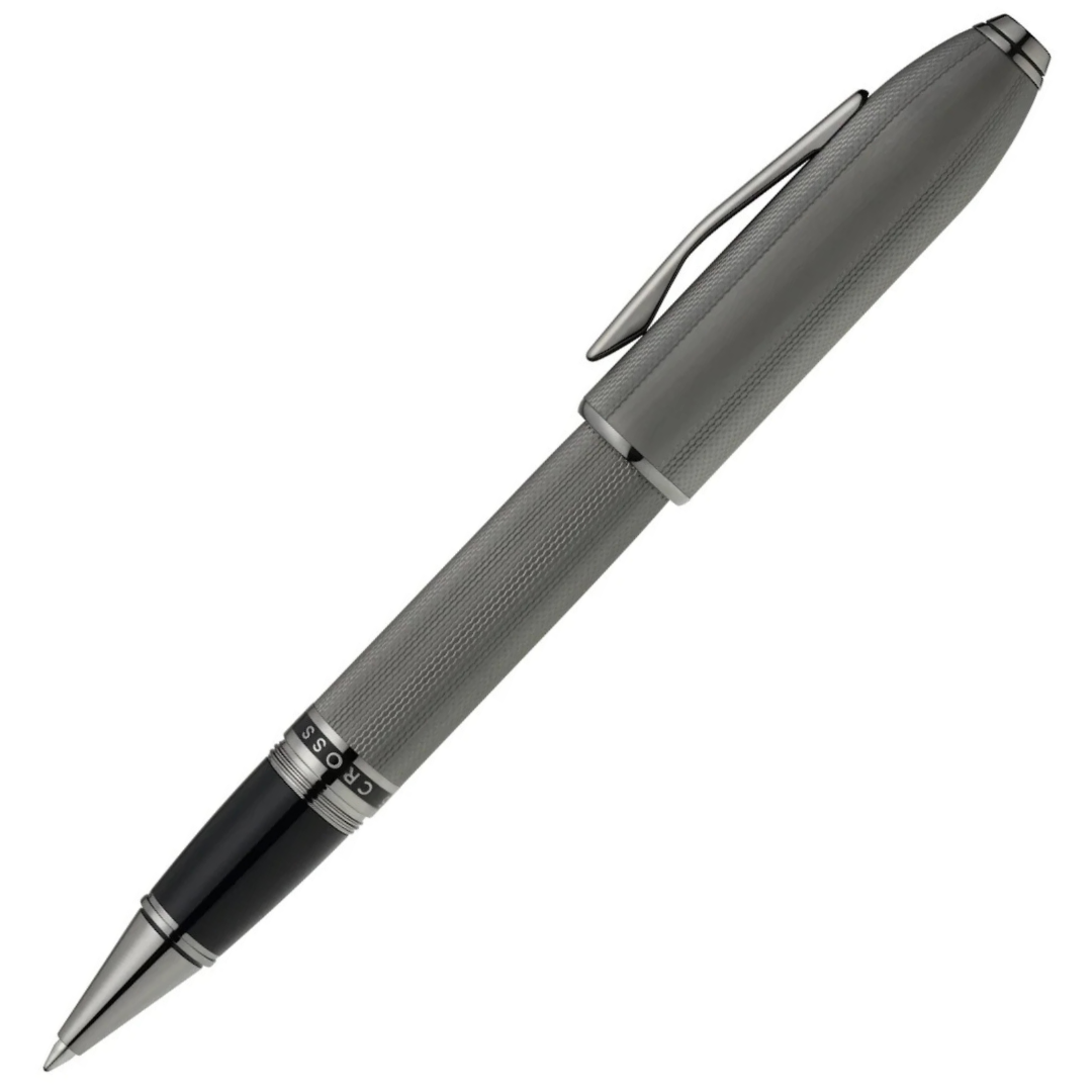 Cross Peerless Slate Gray Roller Pen with Swarovski Crystal