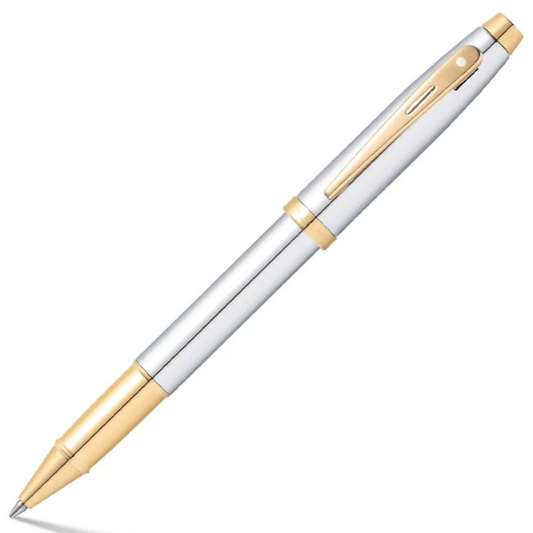 Sheaffer 100 Chrome Gold Roller Pen