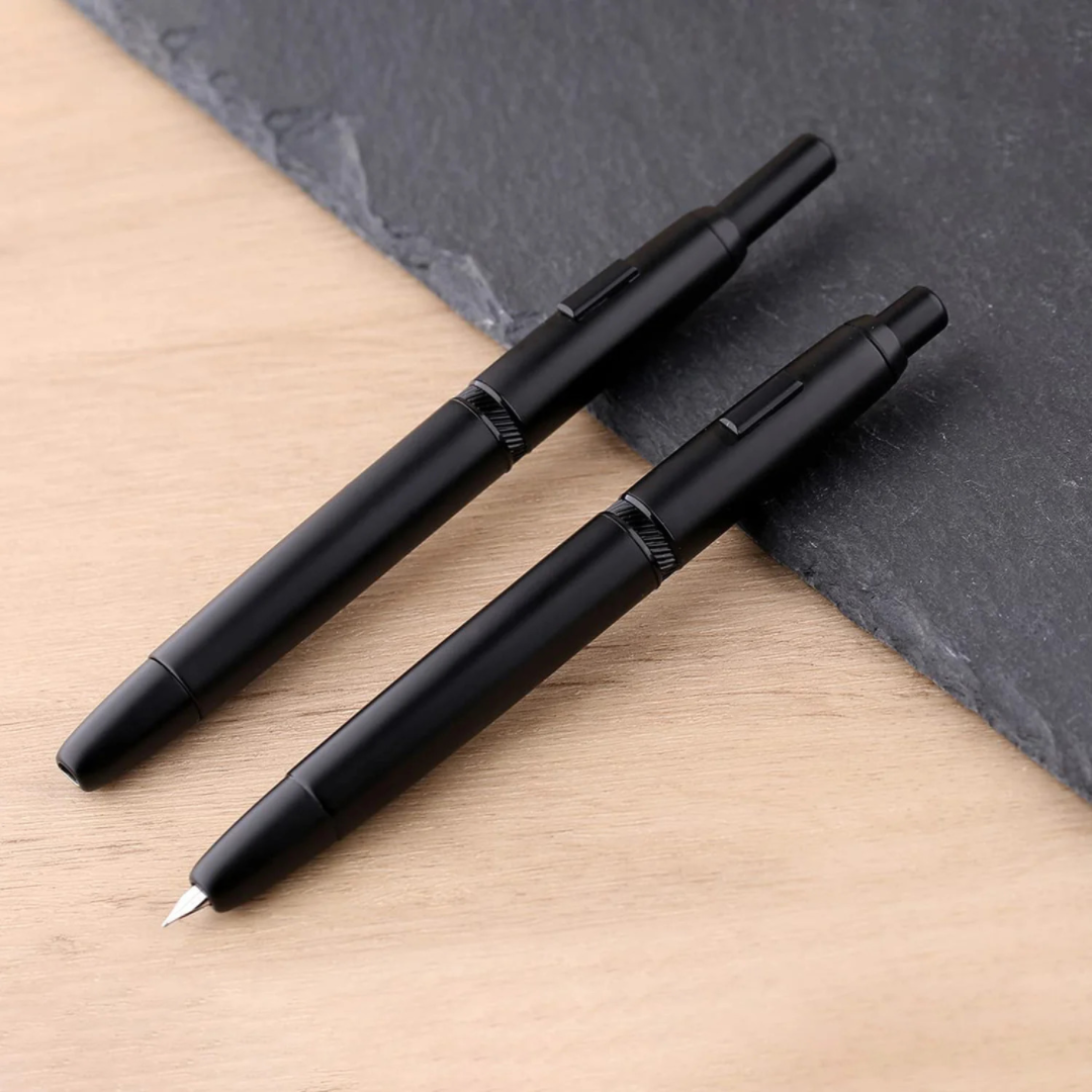 Moonman Majohn A1 Press Capless Fountain Pen Matt Black