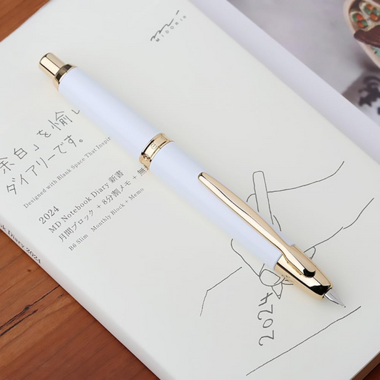 Moonman Majohn A1 Capless Fountain Pen White Gold