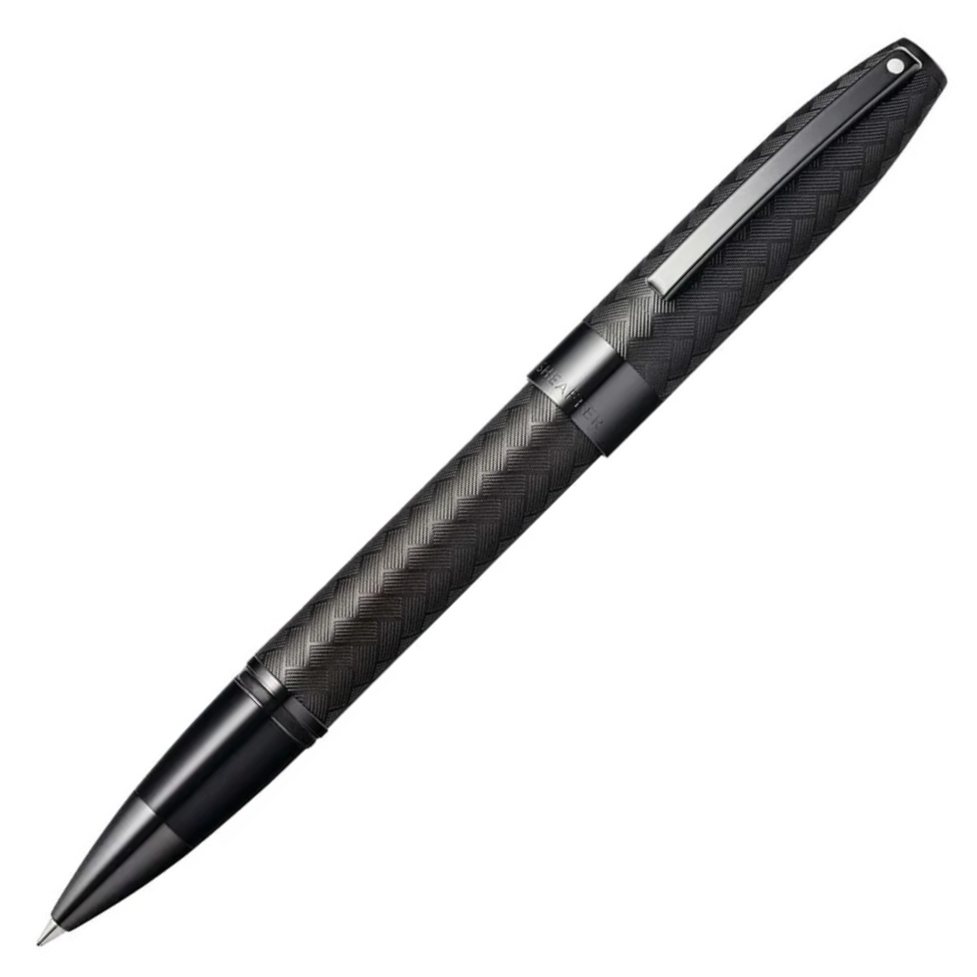 Shreaffer Legacy Chevron Matt Black PVD Roller Pen