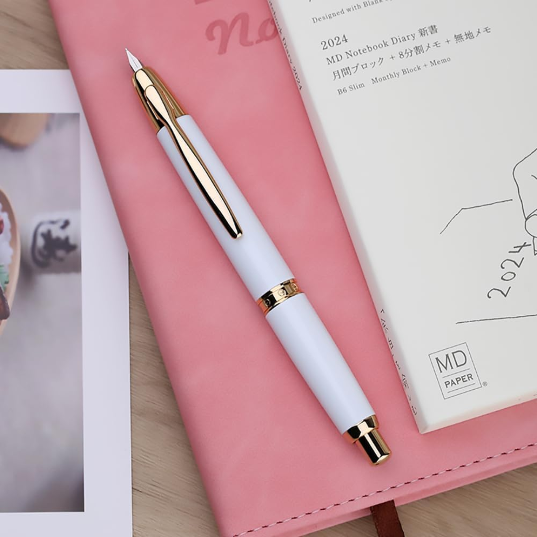 Moonman Majohn A1 Capless Fountain Pen White Gold