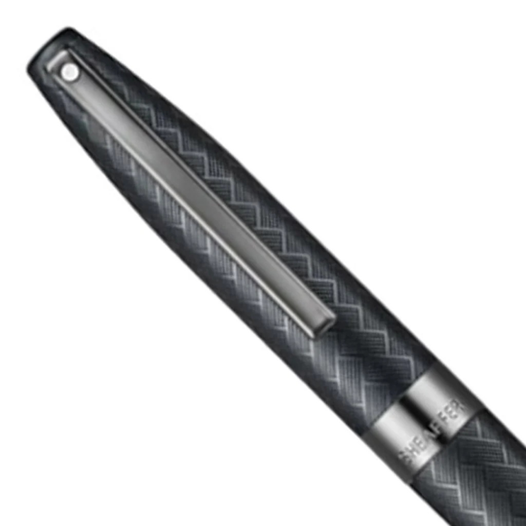 Shreaffer Legacy Chevron Matt Black PVD Ball Pen