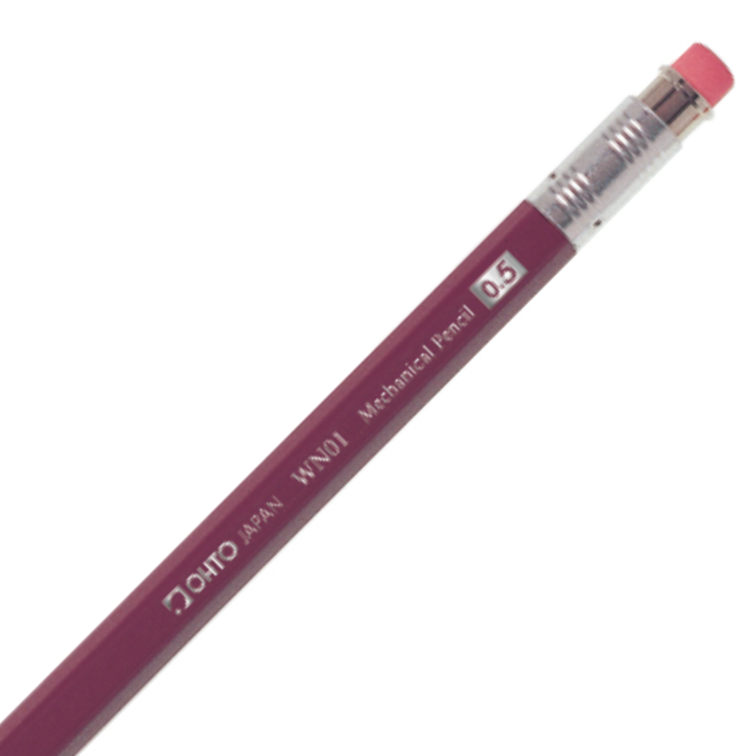 Ohto WN01 0.5mm Mechanical Pencil - Burgundy