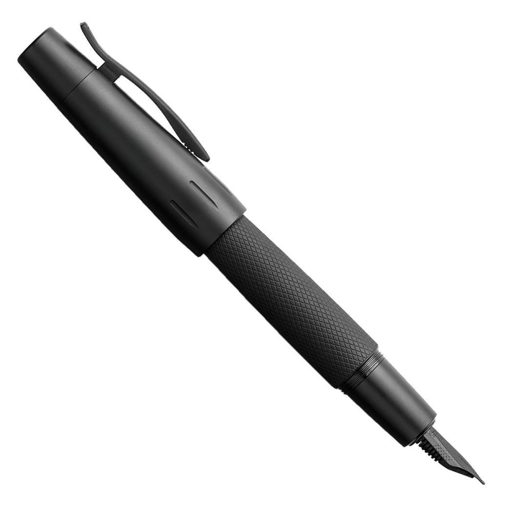 Faber Castell E Motion Fountain Pen Pure Black BT