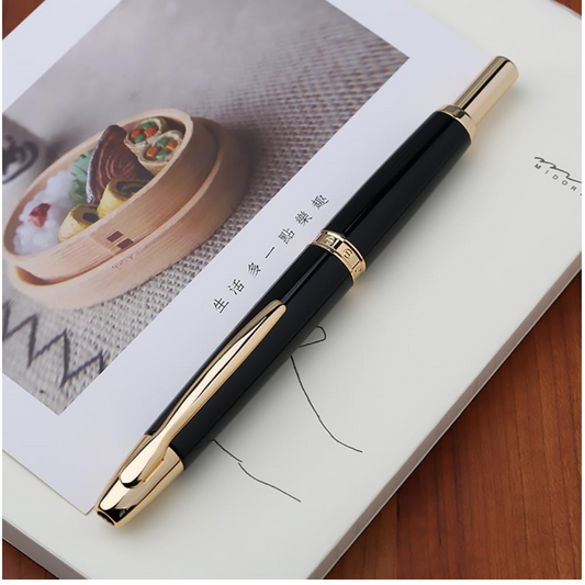 Moonman Majohn A1 Capless Fountain Pen Black Gold