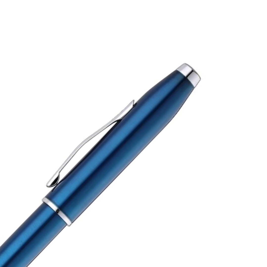 Cross Foundry Glossy Blue with Chrome Trims Roller Pen