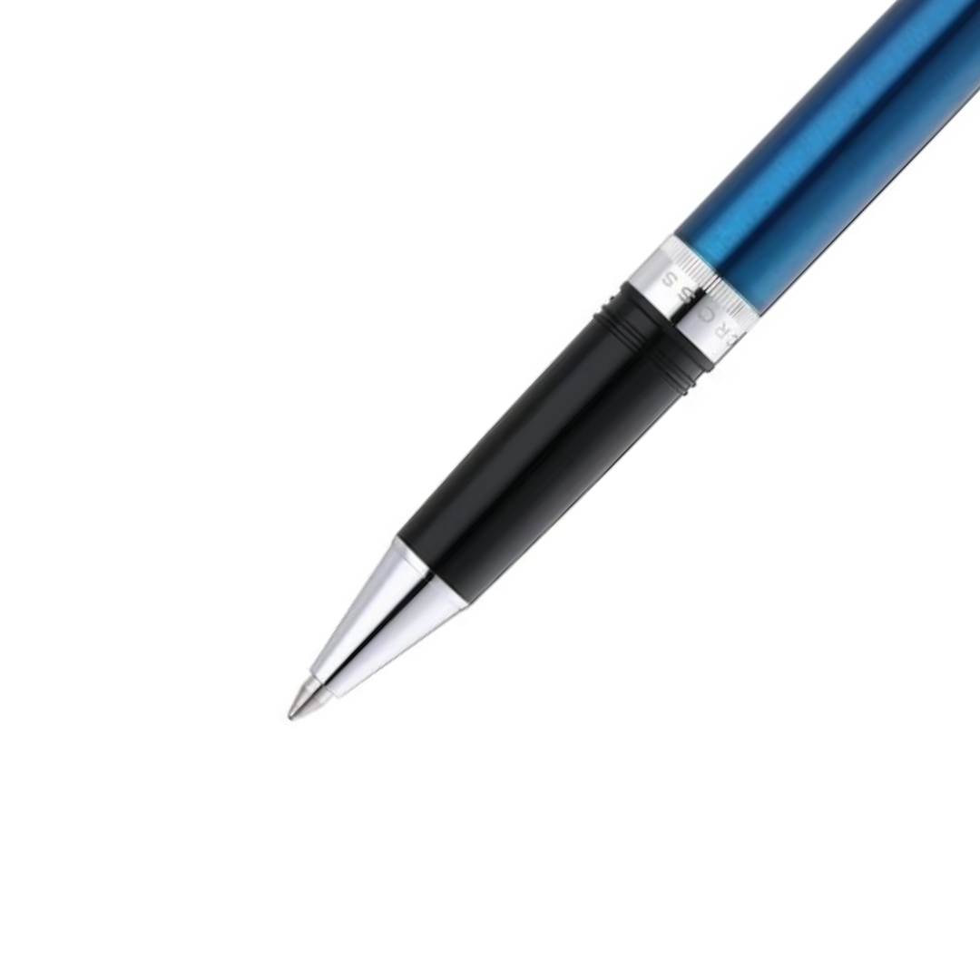 Cross Foundry Glossy Blue with Chrome Trims Roller Pen