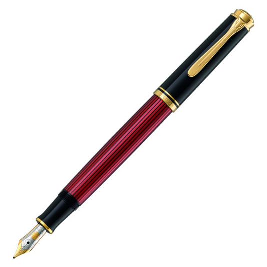 Pelikan Souveran M400 Black Red Fountain Pen