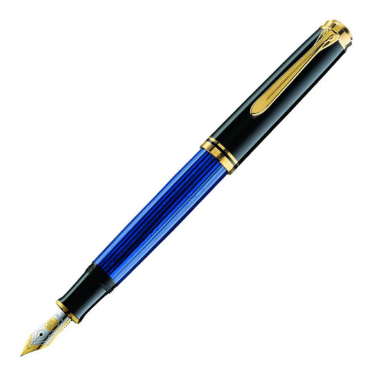 Pelikan Souveran M600 Black Blue Fountain Pen