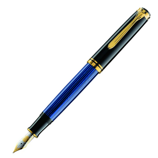 Pelikan Souveran M800 Black Blue Fountain Pen