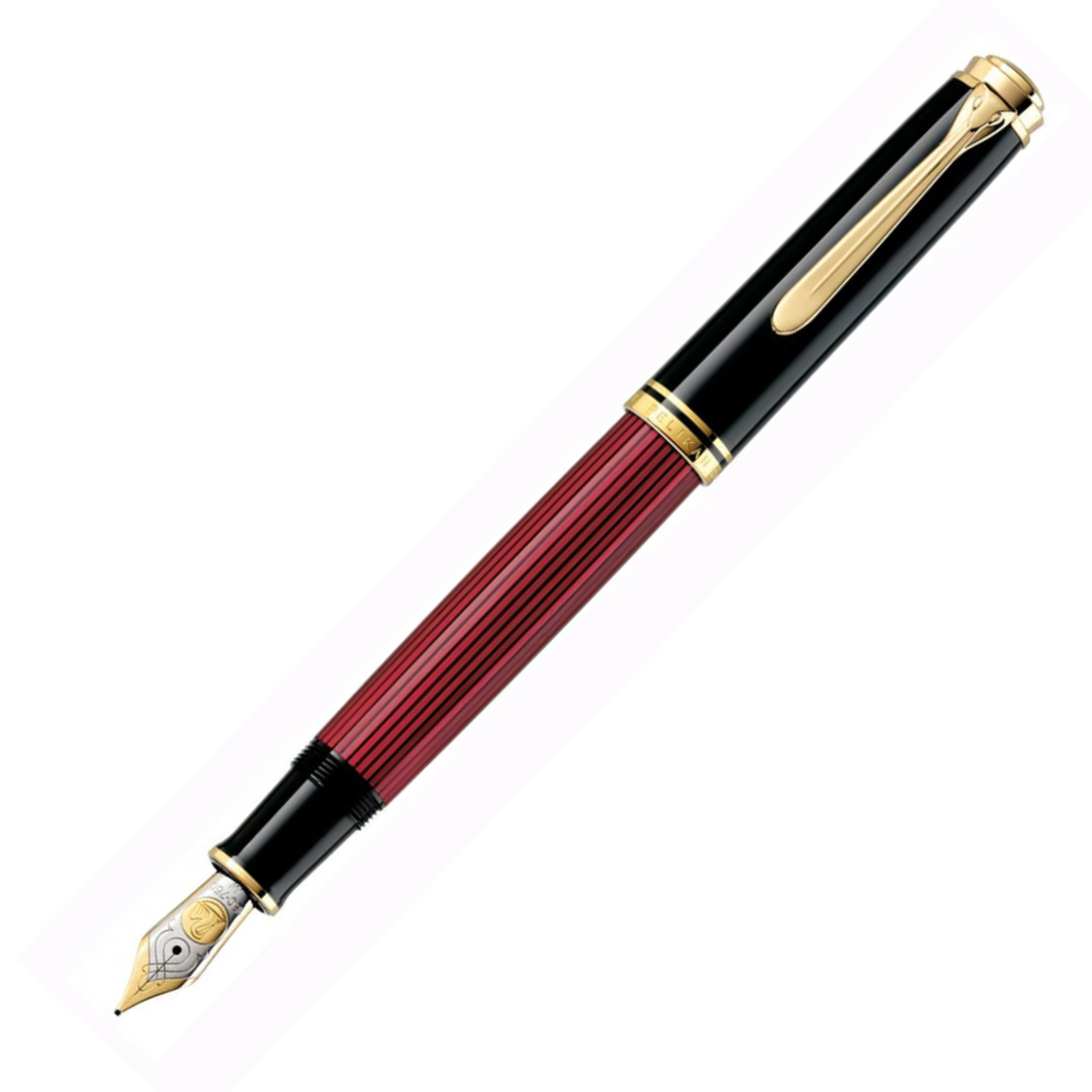 Pelikan Souveran M800 Black Red Fountain Pen