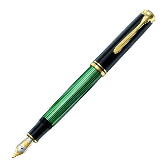 Pelikan Souveran M800 Black Green Fountain Pen