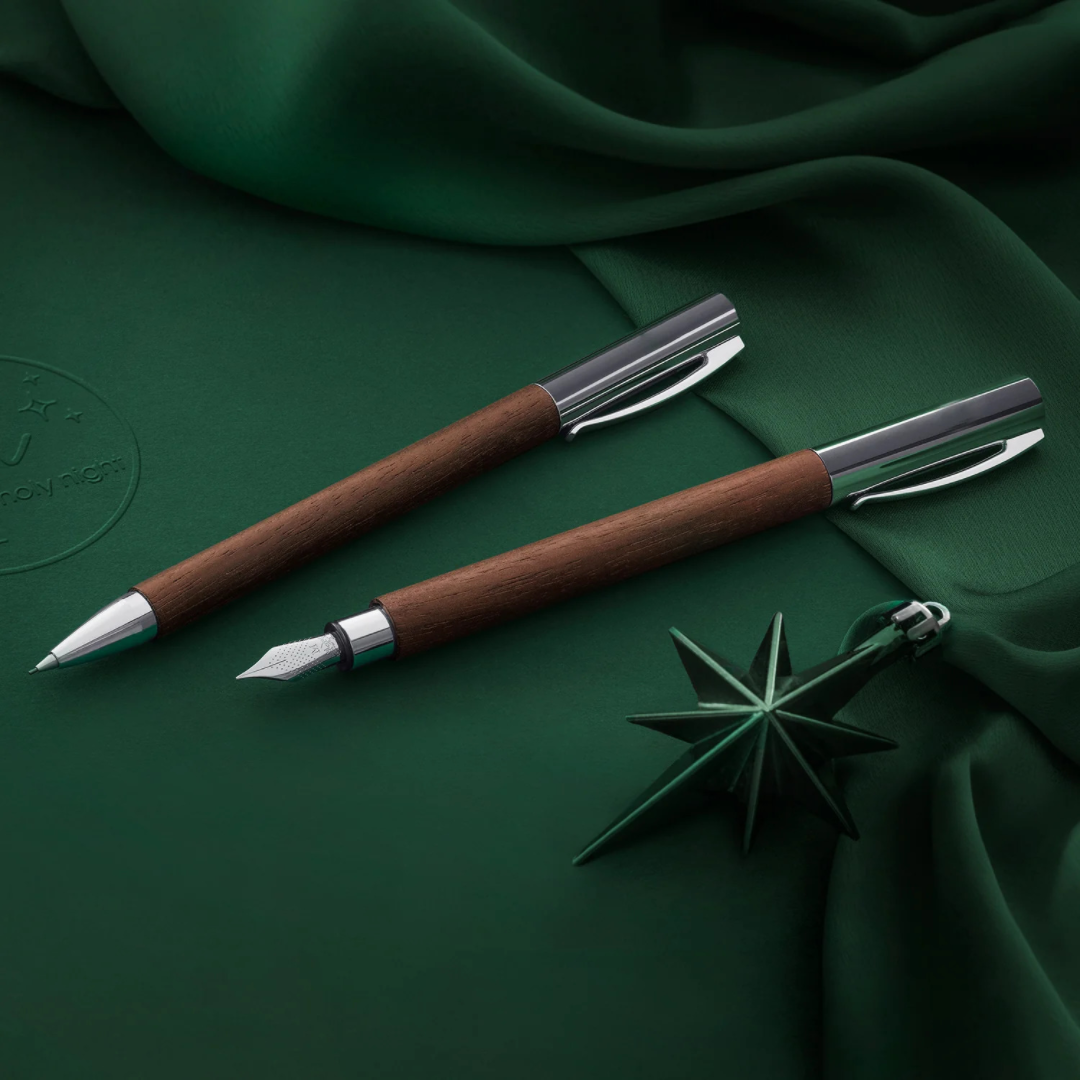 Faber Castell Ambition Fountain Pen - Walnut CT