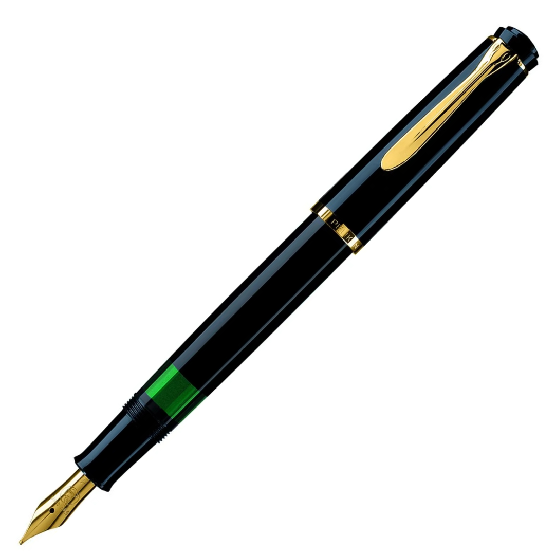 Pelikan Classic M200 Black Gold Fountain Pen