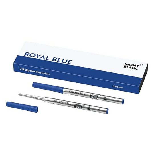 Mont Blanc Ballpoint Refill Medium - Royal Blue