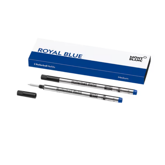 Mont Blanc Rollerball Refill Medium - Royal Blue