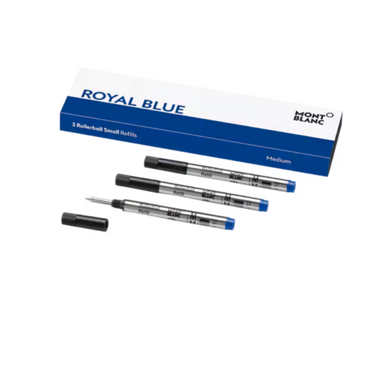 Mont Blanc Small Rollerball Refill Medium - Royal Blue