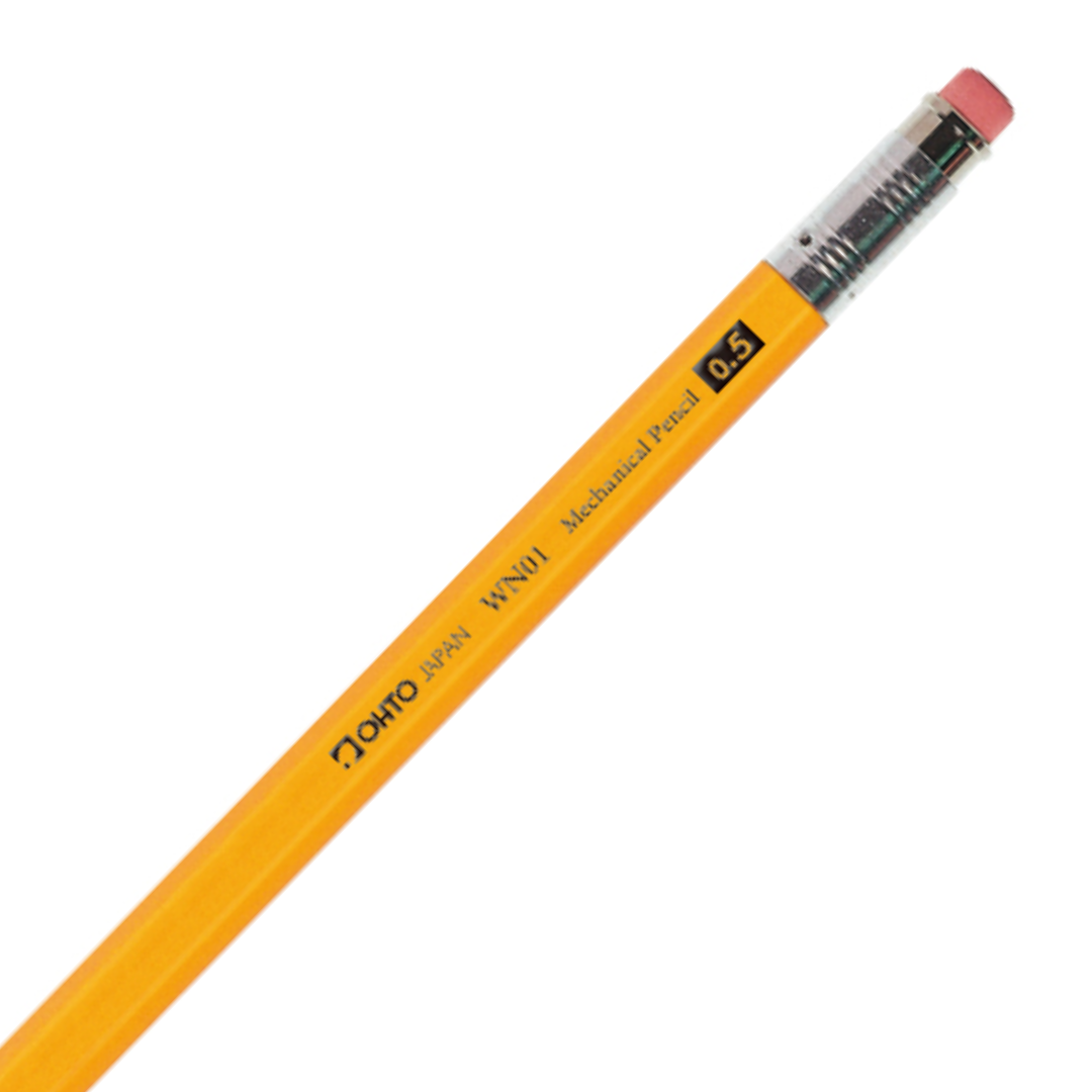 Ohto WN01 0.5mm Mechanical Pencil - Yellow