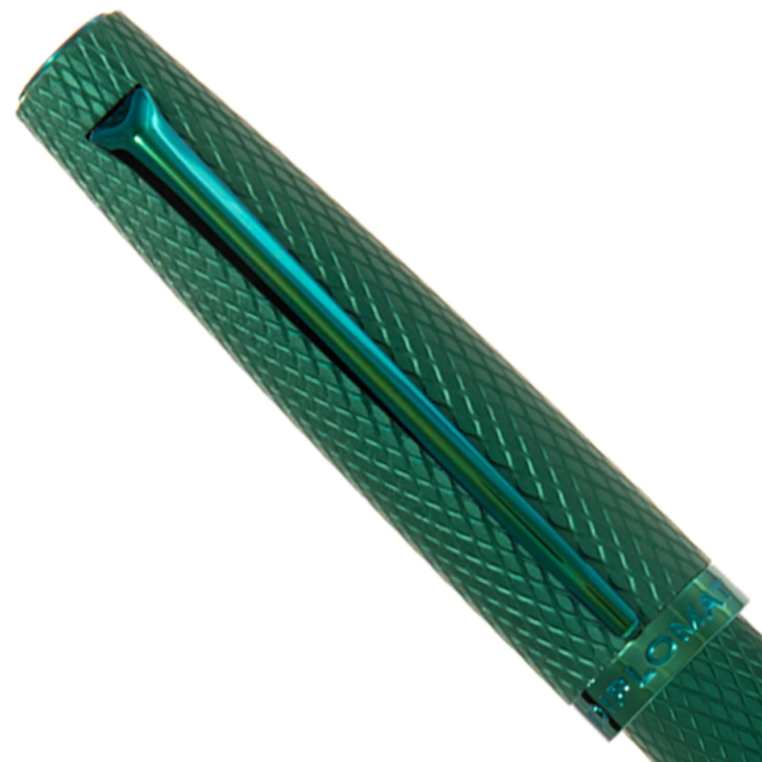 Diplomat Viper Green Guilloche Fountain Pen