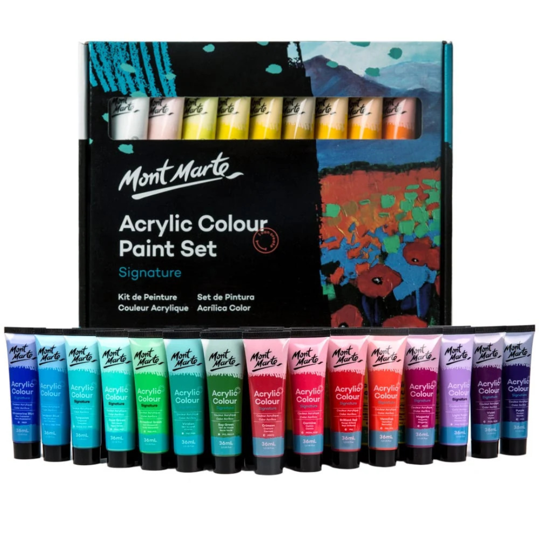 Mont Marte Acrylic Color 36 Shades Set