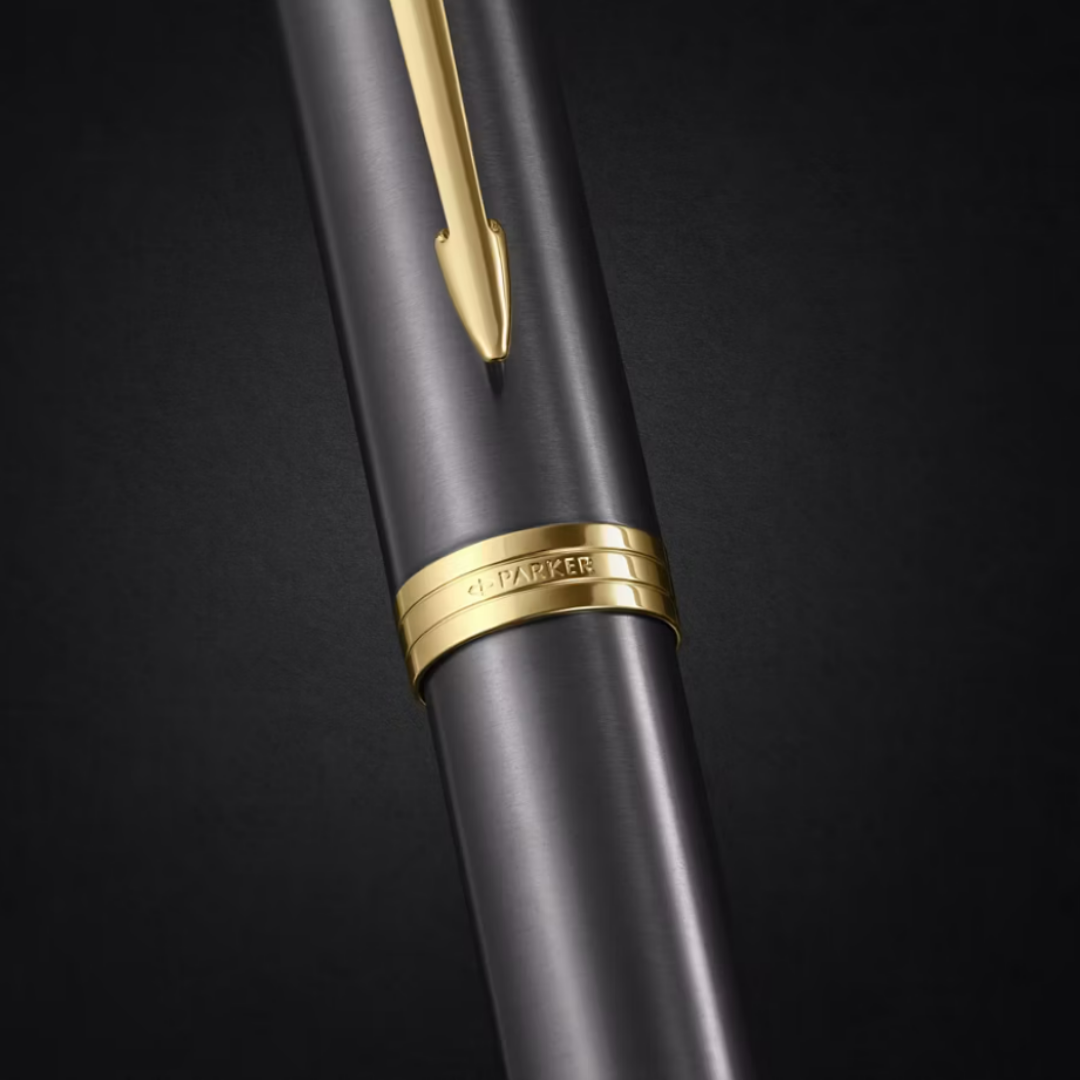 Parker IM Grey Lacquer GT Roller Pen