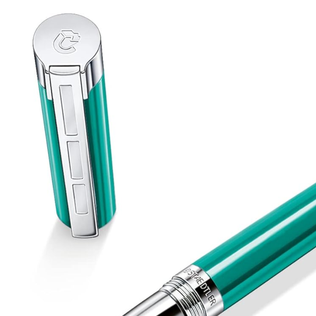 Staedtler Premium Resina Turquoise Barrel Roller Pen