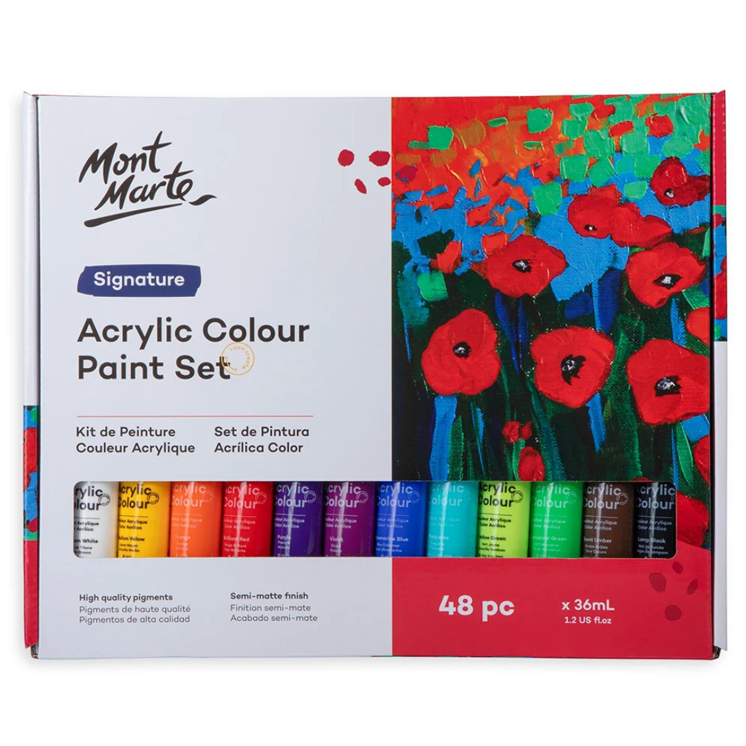 Mont Marte Acrylic Color 48 Shades Set