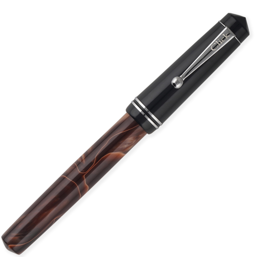 Click Aristocrat HA Fountain Pen Brown with Ink Set