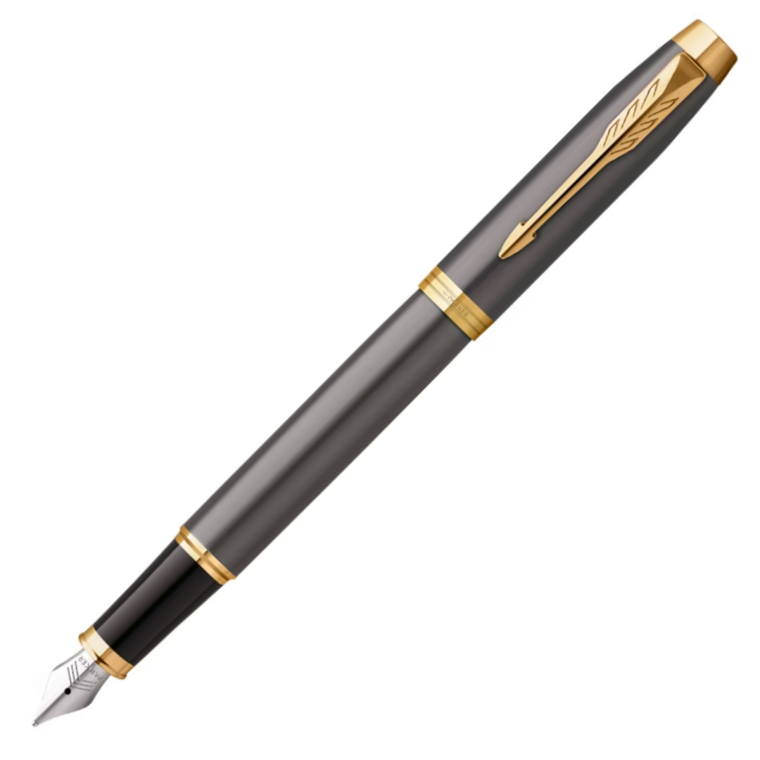 Parker IM Grey Lacquer GT Fountain Pen