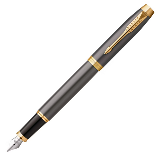 Parker IM Grey Lacquer GT Fountain Pen