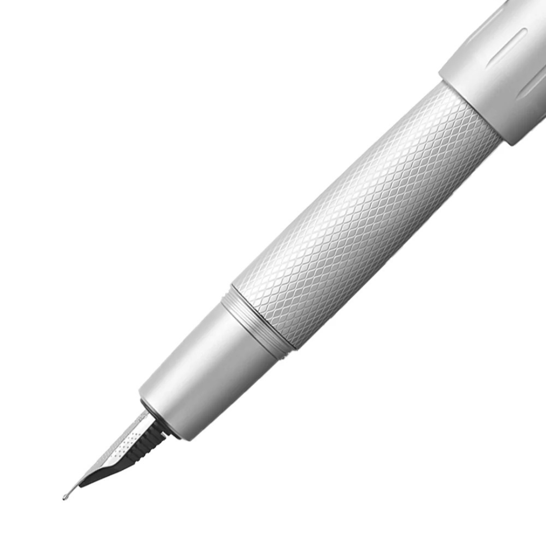Faber Castell E Motion Fountain Pen Pure Silver CT