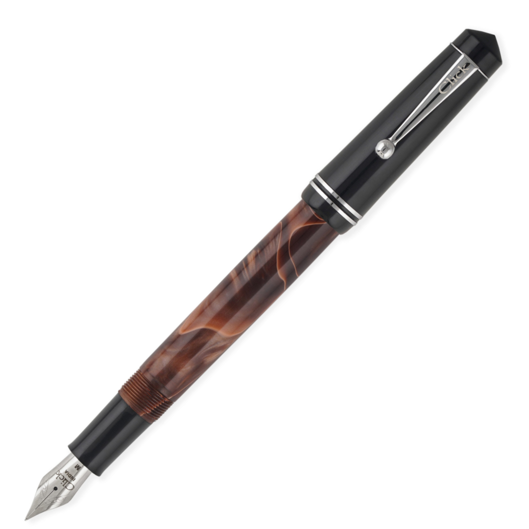 Click Aristocrat HA Fountain Pen Brown with Ink Set