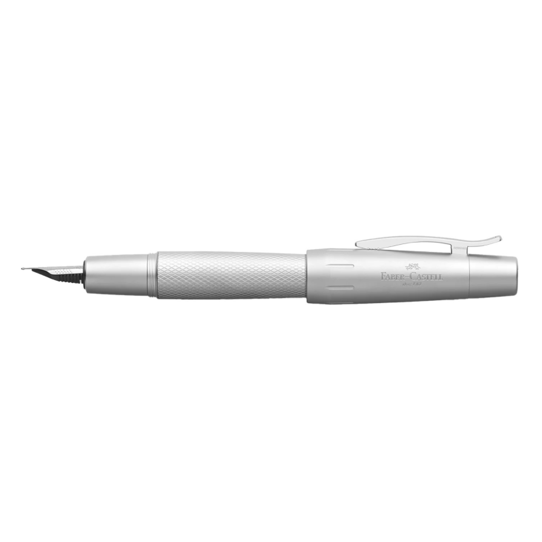Faber Castell E Motion Fountain Pen Pure Silver CT