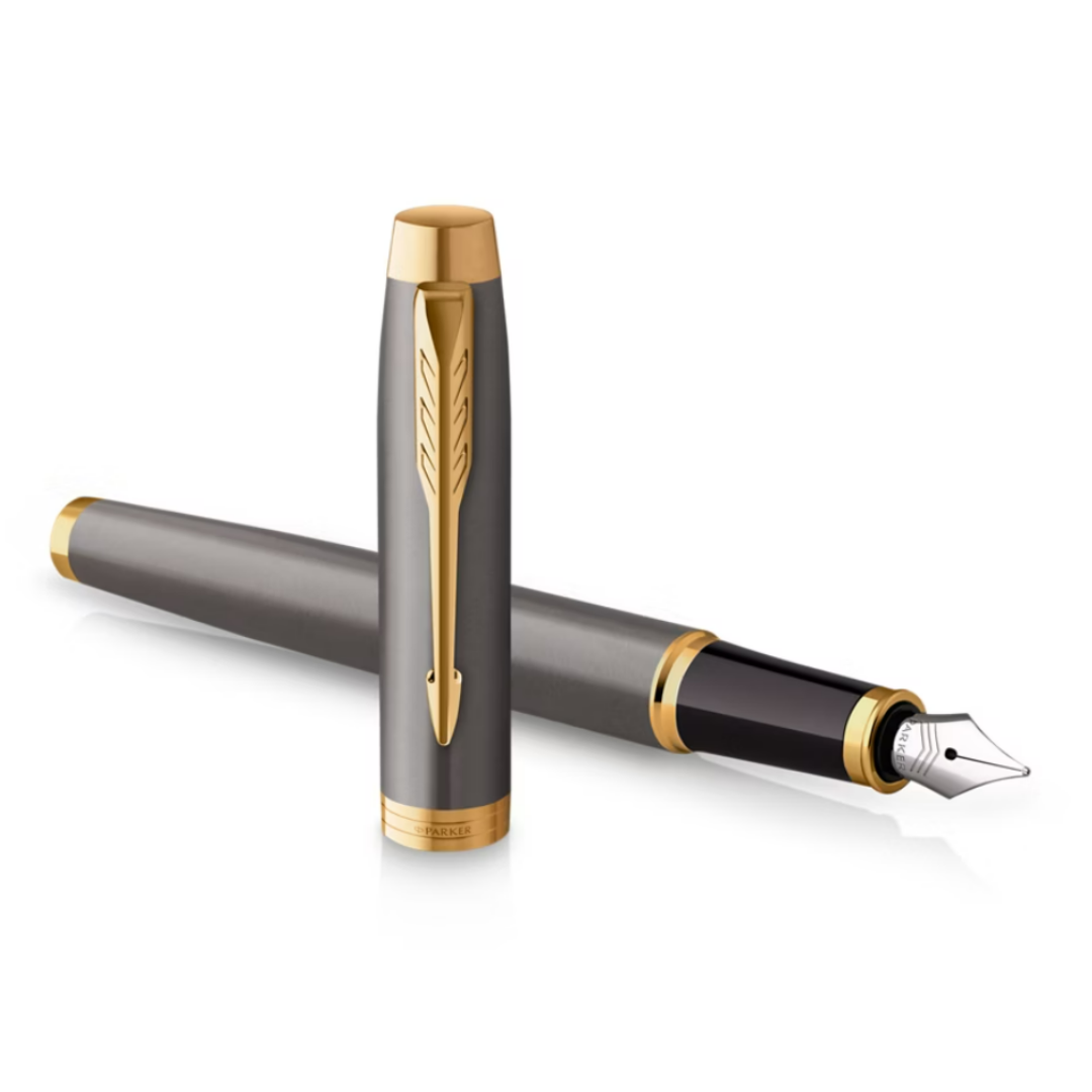 Parker IM Grey Lacquer GT Fountain Pen