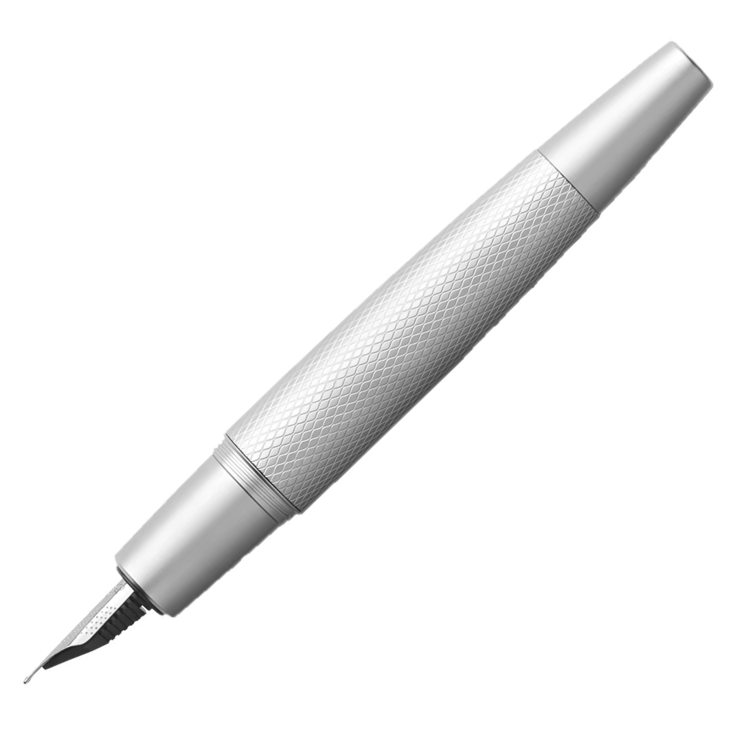 Faber Castell E Motion Fountain Pen Pure Silver CT