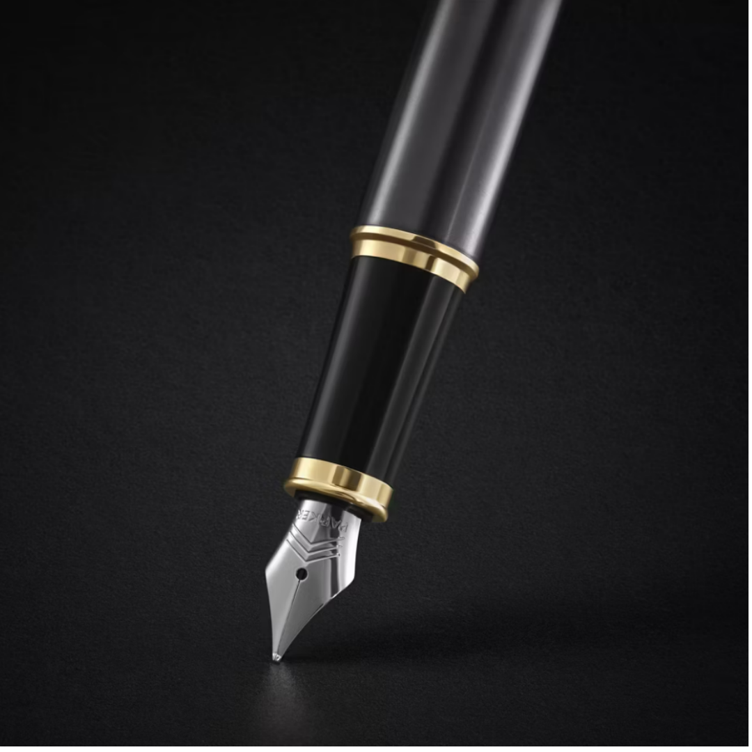 Parker IM Grey Lacquer GT Fountain Pen