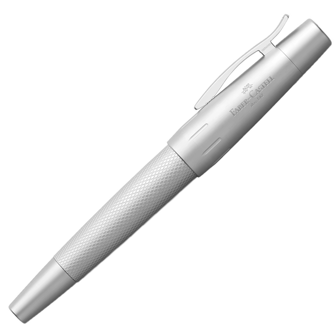 Faber Castell E Motion Fountain Pen Pure Silver CT