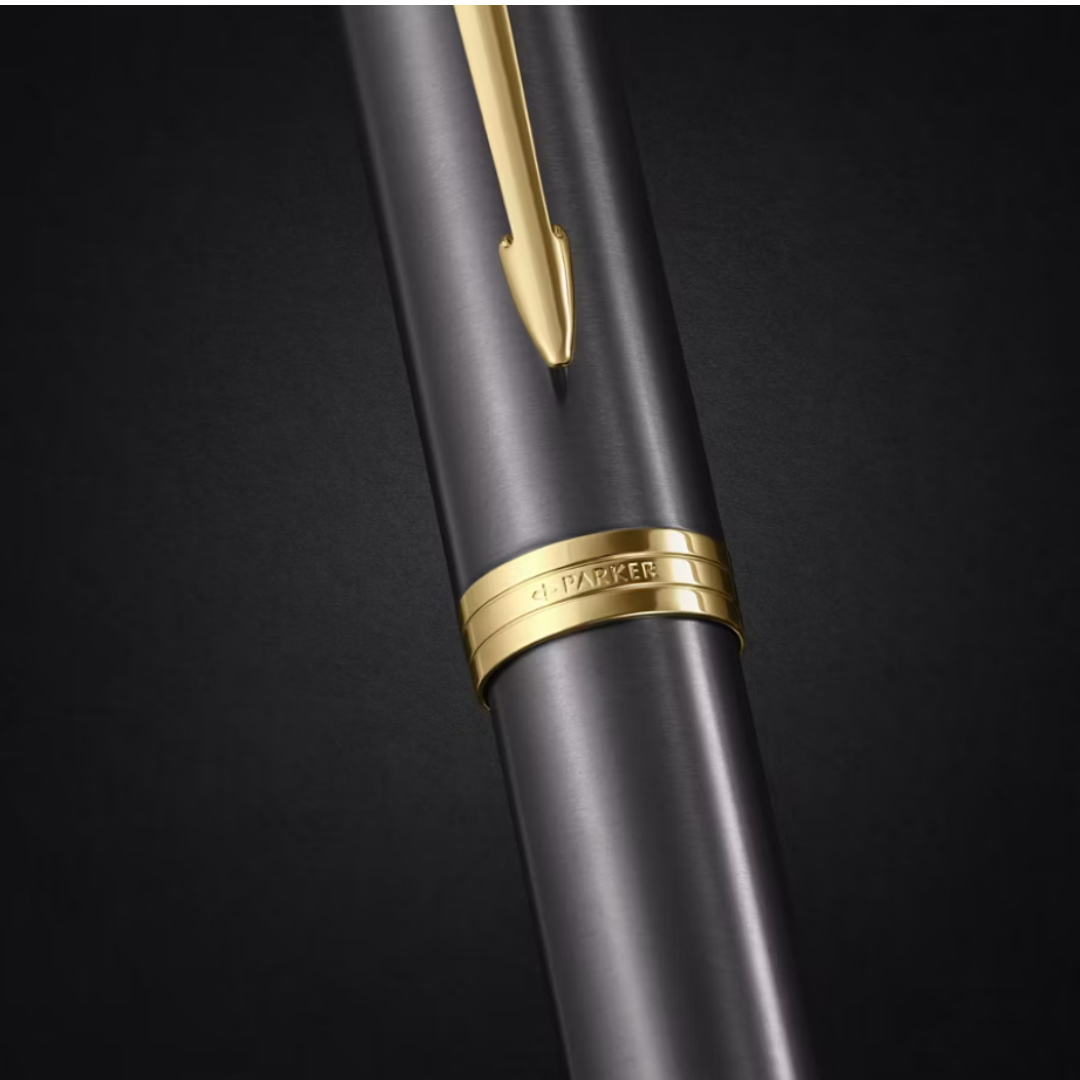 Parker IM Grey Lacquer GT Fountain Pen