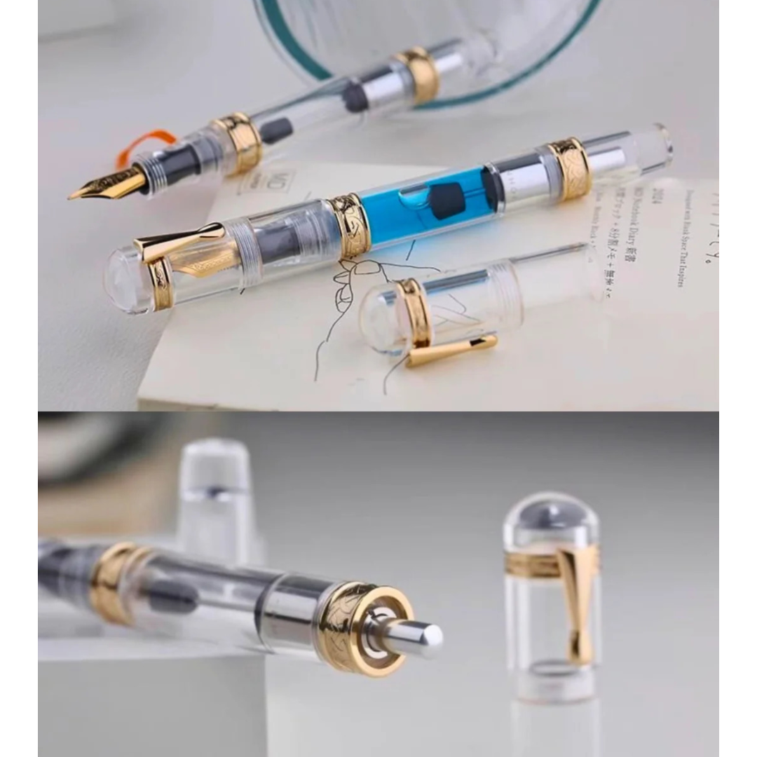 Moonman C5 Clear Fountain Pen