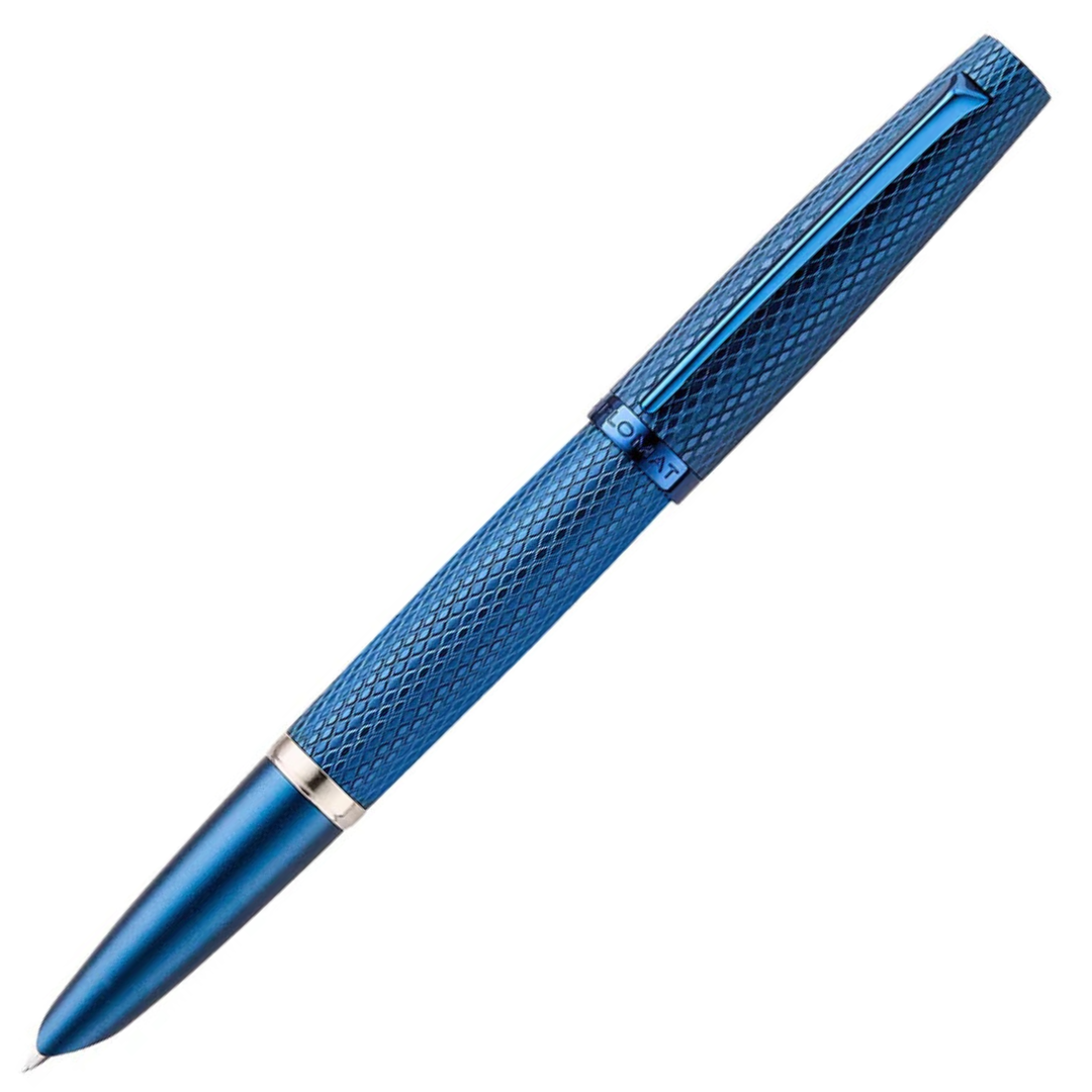 Diplomat Viper Blue Guilloche Fountain Pen