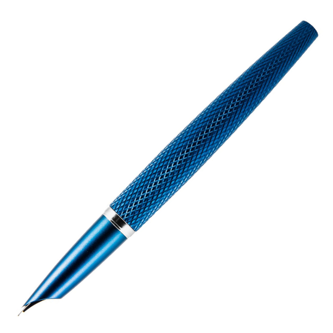 Diplomat Viper Blue Guilloche Fountain Pen