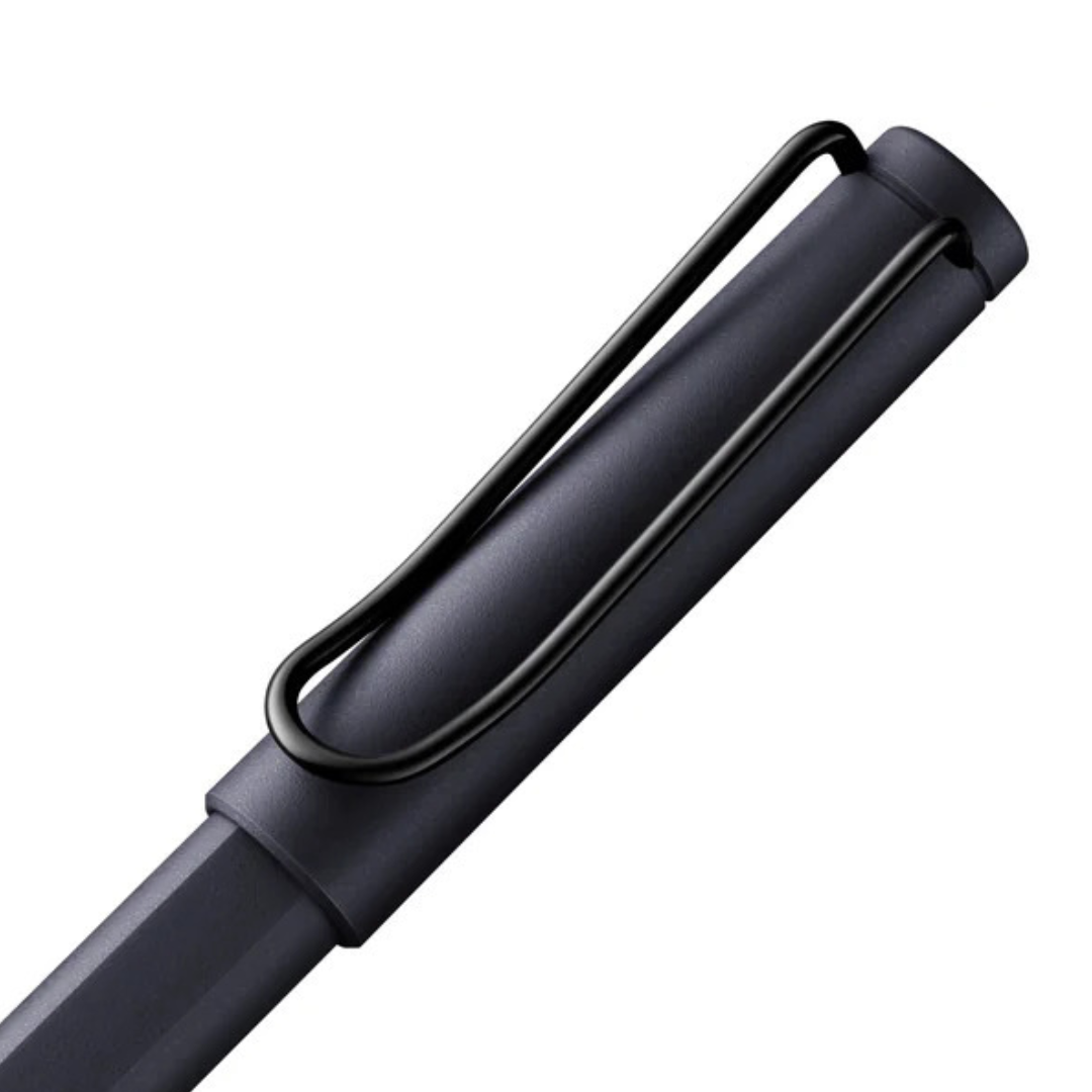 Lamy Safari Steel Black Fountain Pen