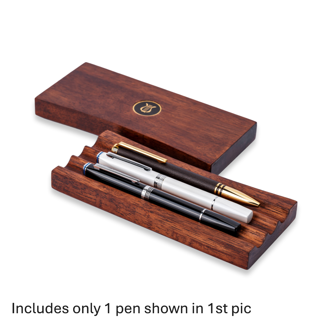 Lapis Bard Contemporary Torque Hickory Ball Pen (Also Convertible to Pencil)